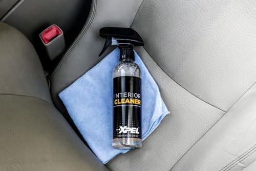 XPEL Interior Cleaner 16 oz - Premium Multi-Surface Detailing for Leather, Vinyl & Plastic - Advanced Formula, Gentle Yet Powerful, Refreshing Scent - Convenient Spray Bottle for Precision Cleaning - style: Interior Cleaner 16 oz