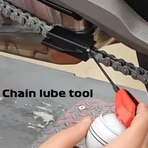 Oil Pressure Controlled Chain Lubricator Strong Simple Grip Handle Multifunction Motorcycle Care For Even Coating Easy To Use Lubrication - color: Blue