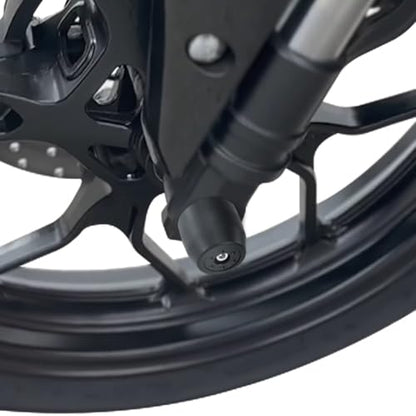 Xitomer Front Axle Sliders Compatible with YZF-R3 2015-2025, MT-03 2016-2025, Motorcycle Front Fork Wheel Frame Sliders Crash Protector (Front) - style: Front