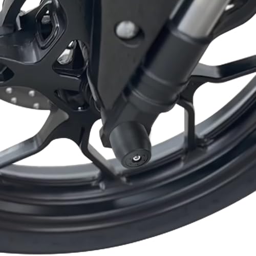 Xitomer Front Axle Sliders Compatible with YZF-R3 2015-2025, MT-03 2016-2025, Motorcycle Front Fork Wheel Frame Sliders Crash Protector (Front) - style: Front