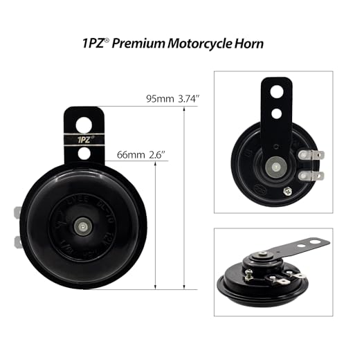 1PZ MS1-S01 7/8" Multi-Function Horn Turn Signal On/Off Light Switch + Flasher Relay + Horn Replacement for Honda Yamaha Suzuki Kawasaki Arctic Cat Motorcycle ATV Offroad