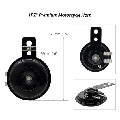 1PZ MS1-S01 7/8" Multi-Function Horn Turn Signal On/Off Light Switch + Flasher Relay + Horn Replacement for Honda Yamaha Suzuki Kawasaki Arctic Cat Motorcycle ATV Offroad