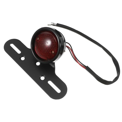 Cabilock Motorcycle Brake Tail Light Rear Led Stop Lamp Retro Design High Brightness Easy Install