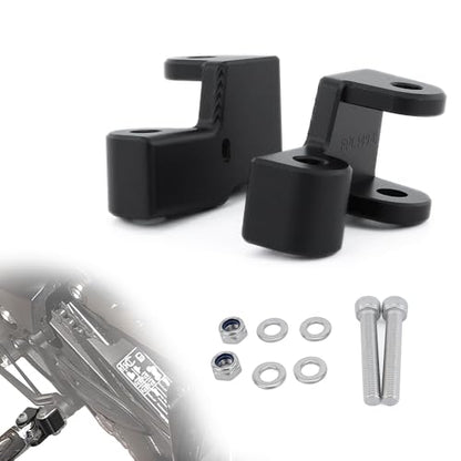 Xitomer Footpeg Lowering Mounts Compatible with GSX-S1000GT / GT+ 2022-2025 Rider Peg Lowering Brackets Motorcycle Foot peg and Control Lowering Kit (For Rider) - style: For Rider