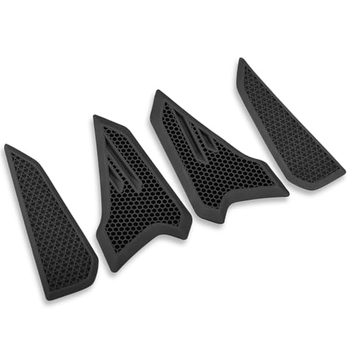 for CBR650R CB650R CBR CB 650R Motorcycle Fuel Tank Traction Pad Side Gas Knee Grip Protective Sticker Protector (for Honda Vehicle) (2019 Onwards), Black