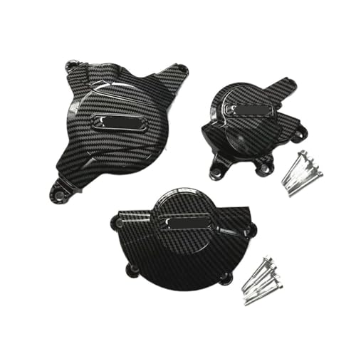 Engine Guard Engine Cover Protector Set for CBR600RR CBR 600RR 2007 2008 2009 2010 2011 2012 2013 2014 2015-2023 - color: Carbon-Look