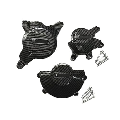 Engine Guard Engine Cover Protector Set for CBR600RR CBR 600RR 2007 2008 2009 2010 2011 2012 2013 2014 2015-2023 - color: Carbon-Look