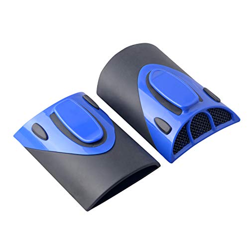 Goldfire Cooling Arm Sleeves 1 Pair Motorcycle Cooling System Jacket Sleeve Vent for Riding Warm Weather Accessories - color: Blue Clip-on Jacket Vents