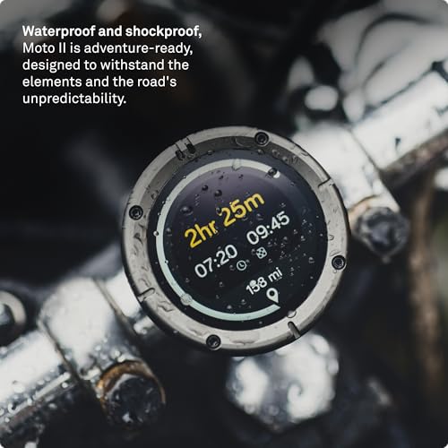 Beeline Moto II - Next Gen Motorcycle GPS Tracker | Compact Design, Waterproof Build, Simple Display & 14-Hour Battery |Glove Friendly Motorcycle Sat Nav Perfect for Adventure & Daily Commutes (Metal) - color: Gunmetal, style: Moto II