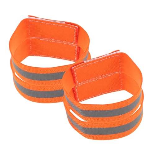 BESPORTBLE 4pcs Adjustable Elastic Bands for Night Cycling Safety for Mountain Biking and Outdoor Sports Enhanced Full Body Reflectivity