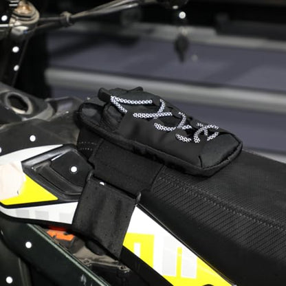 Dirt Bike Front Storage Bag for Surron LBX E-Ride Pro SS SR S Hyper Bee Rawrr Mantis, Motorcycle Battery Frame Bag for Phone ID Card Key Daily Necessities Storage