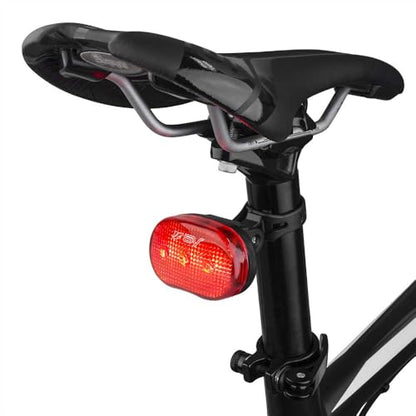 BV Bike Lights for Night Riding LED Bike Tail Light - Bicycle Light Battery-Powered/Rechargeable - Rear Bike Light Weather Resistant - Visible Up to 1500ft Bicycle Tail Light LED Bike Light - size: Strap Mount - Battery-Powered - Pair