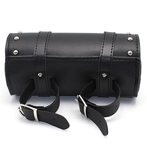 Motorbike Fork Bag PU Leather Handlebar Bag Waterproof Motorbike Saddle Bags Motorcycle Accessories