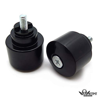 Bar Ends Black Compatible with 03-13 Hond CBR 600RR / 1987-2006 CBR 600 F1/F2/F3/F4/F4i - color: Black, size: Classic