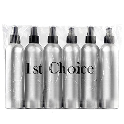 1st Choice 4oz Bullet-style Aluminum Fine Mist Spray / Atomizer Bottles: 6-pack