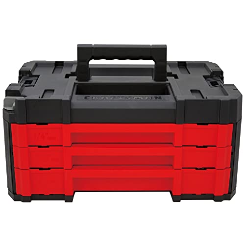 CRAFTSMAN Socket Set, 262-Piece Mechanic Tool Set, 1/4", 3/8", 1/2" Drive, SAE / Metric, (CMMT45307) - style: 262 Piece Set