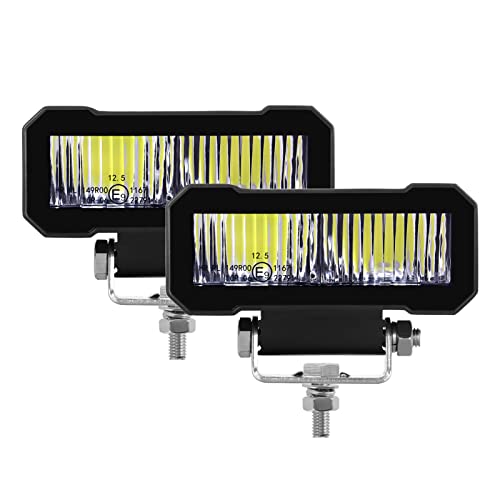 Kawell 20W LED Work Light Bar Floodlight LED Add-On Fog Light LED Driving Light Pods IP67 Waterproof for Off Road Motorcycle ATV UTV 4X4 SUV Forklift Truck Tractor Boat - size: 2 pack