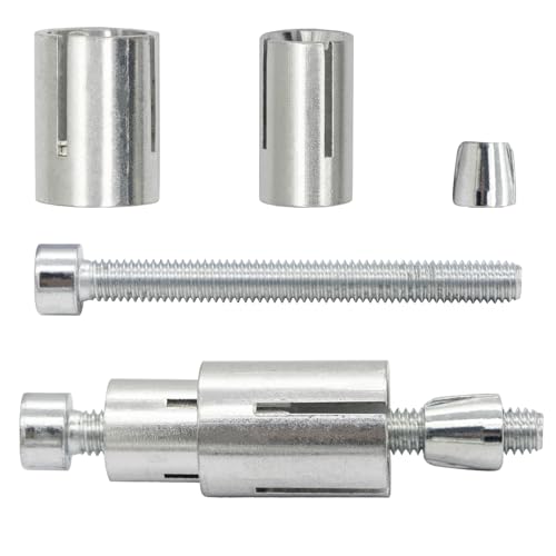Motorcycle Bar End Mounting Screw Set Motorcycle Handlebar Bar End Mirror Adapter Universal 13mm-24mm Handlebar Expansion Screws for 7/8'' Handle Bar Grip End (2 Pack)