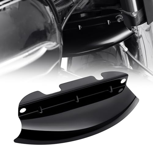 PBYMT Motorcycle Lower Triple Tree Wind Deflector Compatible with Harley Davidson Touring Street Glide Road Glide Electra Glide Road King FLH/T FLHX 2014-2023, Vivid Gloss Black - color: Gloss Black
