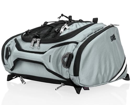 Chase Harper USA 4502 RipStream Tail Trunk - Water-Resistant, Tear-Resistant, Industrial Grade Ballistic Nylon with Adjustable Bungee Mounting System for Universal Fit – Silver - color: Silver, size: Tail Trunk Only