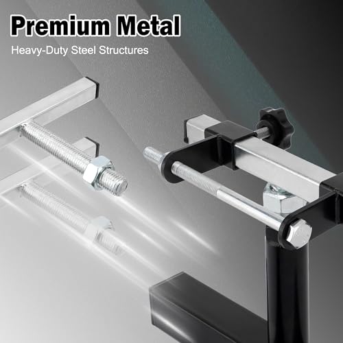 Heavy Duty Motorcycle Engine Stand, Adjustable Motorcycle Motor Stand for Car/Engine Repair, 1000 lb Capacity, Durable Steel Construction, Easy Assembly & 360° Rotation
