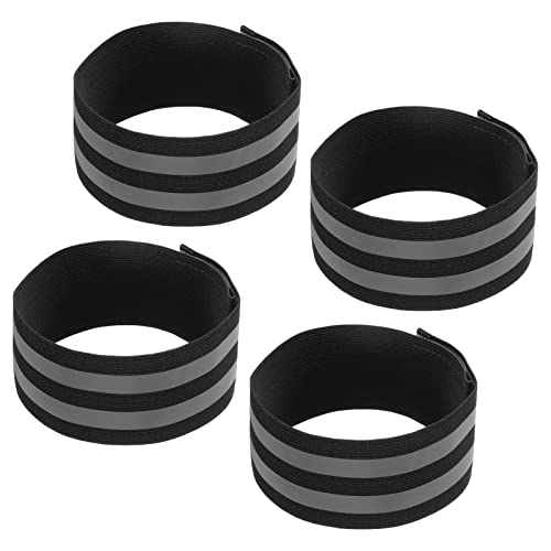 MECCANIXITY Reflective Bands for Arm - color: Black, size: 14x2 Inch