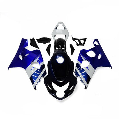 FLPRO ABS Plastic Full Fairings Kit Fit for Suzuki 2004 2005 GSXR600 GSXR750 K4 GSX-R600 GSX-R750 04 05 Injection Motorcycle Bodywork Gloss Blue White Black - color: gloss blue white black