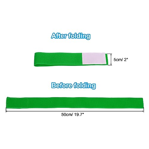 PATIKIL Boot Straps, 2 Pack Elastic Polyester Trousers Blouses Ankle Straps Pants Leg Bands with Hook and Loop for Hiking, Fishing, Hunting, 20", Green - color: Green, size: 20"