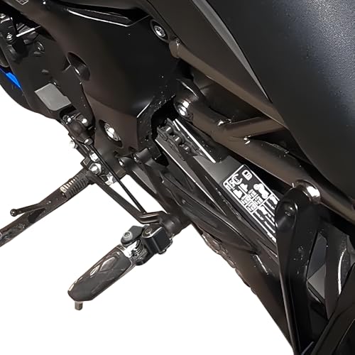 Xitomer Footpeg Lowering Mounts Compatible with GSX-S1000GT / GT+ 2022-2025 Rider Peg Lowering Brackets Motorcycle Foot peg and Control Lowering Kit (For Rider) - style: For Rider