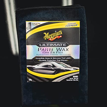Meguiar's Ultimate Paste Wax - Long-Lasting, Easy to Use Synthetic Wax - 8oz - style: Paste Wax (new formula)