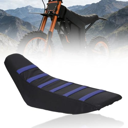 Ebike Seat Cover for Yozma in 10/Tuttio Soleil01 Electric Dirt Bike, Anti-Slip and Waterproof, Thickened Seat Cover for Yozma/Tutti Electric Motorcycle, Ebike Upgraded Replacement Part, Blue - color: Blue