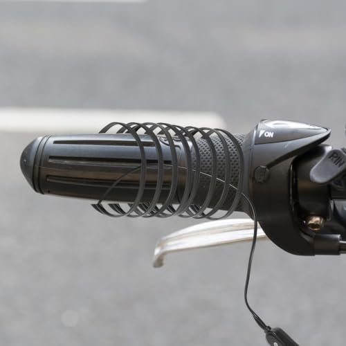 Heated Motorcycle Grip Covers Universal Splashproof PVC Heated Hand Grips for Motorcycles and Electric Bikes ATV Hand Warmer Accessory