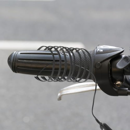 Heated Motorcycle Grip Covers Universal Splashproof PVC Heated Hand Grips for Motorcycles and Electric Bikes ATV Hand Warmer Accessory