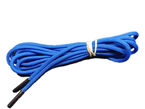 Mark's Custom Designs Heavy Duty Black Leather Motorcycle Lever Covers for HD Motorcycles with Blue Paracord
