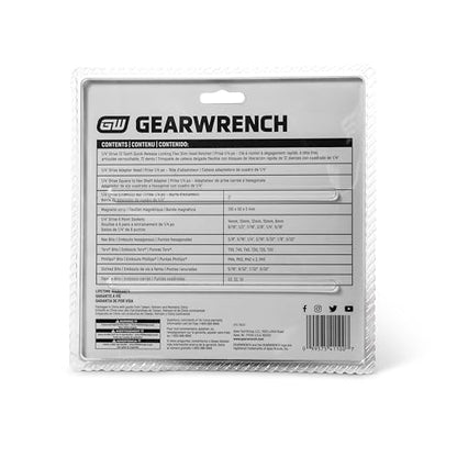 GEARWRENCH 41 Piece 1/4" Drive Ratchet MicroDriver Set | GWMBS41 - size: 41 count (Pack of 1)