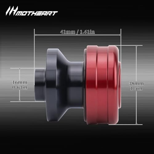 M8 Motorcycle Swingarm Sliders For GSX-R600 1992-2026 GSX-R 600Z 2022-2026 Swingarm Spools CNC Aluminum Heavy-Duty gsx-r 600 600z Accessories (Red) - color: Red