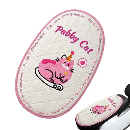 Scooter Seat Protector – Reflective Sun Blocking Cushion Cover, Ddual Layer Thermal Barrier, Weather Resistant Saddle Guard | Ideal for Electric Scooters, Mopeds, Outdoor Parking, Hot Climate - color: Pink
