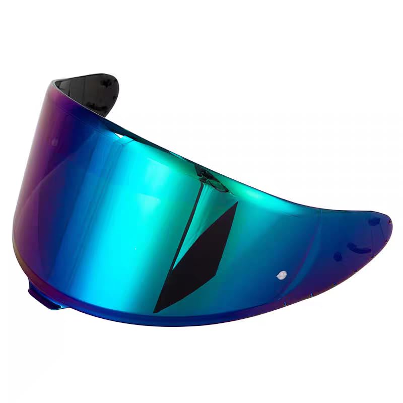 Shoei RF-1400 Helmet Visor Replacement for X15 CWR-F2 RF-1400 Z8 NXR2, CWR-F2 Shield Windshield Anti-Scratch UV Protection (Rainbow) - color: Rainbow