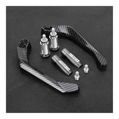 Motorcycle Handlebar Grips Brake Clutch Levers Guard Protector Handguard FOR CBR250 CBR 250 CBR250R CBR250RR 2011-2024 - color: Gray With Logo