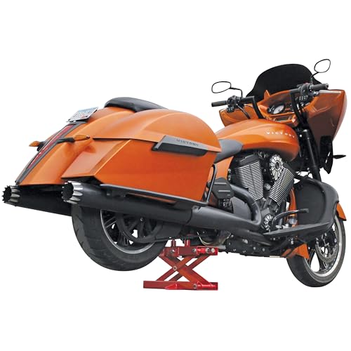 Extreme Max 5001.5047 1100 lb. Motorcycle Scissors Jack - Narrow | 1100 lb. Capacity