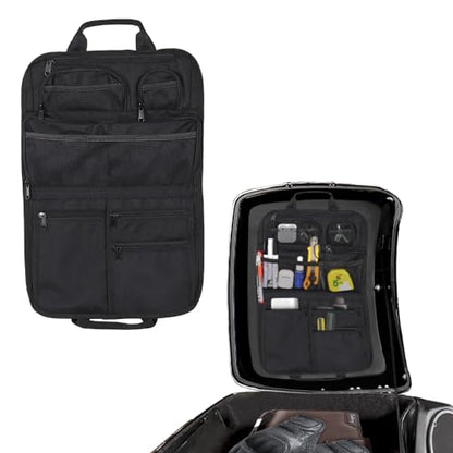 Tour Pack Trunk Lid Organizer Bag Pouch Fit for Street Glide Road King Road Glide Electra Glide Touring Travel