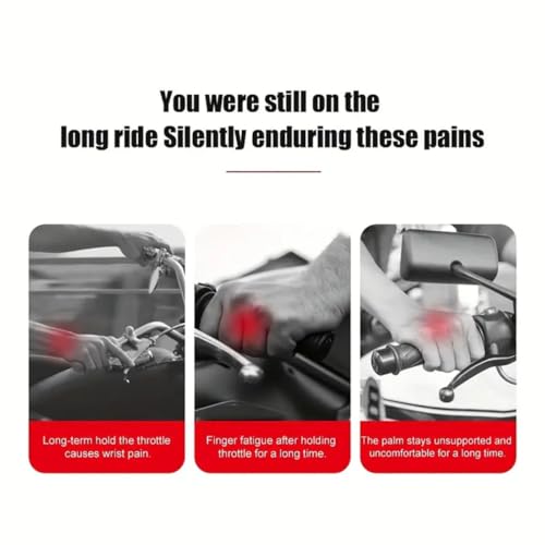 Universal Motorcycle Throlette Holder Cruise Assist Control Wrist Rest Accelerator Booster