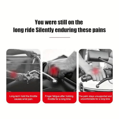 Universal Motorcycle Throlette Holder Cruise Assist Control Wrist Rest Accelerator Booster