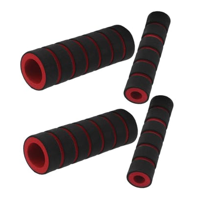 Non-Slip Motorcycle Handlebar Grips Cover Set Universal Fit for Motorbike and Bicycle Soft Foam Protective Sleeves for Enhanced Control and Comfort