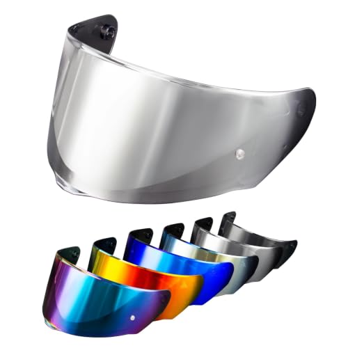 PSLER Assault Helmet Visor - Assault visor Rapid Helmet visor Motorcycle Face Shield for Assault Rapid Stream Outer FF320 FF353 FF328 FF800,Silver - color: Silver