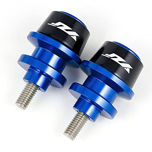 Compatible with R7 YZF R7 2026 R9 YZF R9 YZF R1 R1M R3 R6 S R25 R15 R125 Motorcycle CNC M6 Swingarm Spool Sliders Stand Screws Slider (Blue) - color: Blue