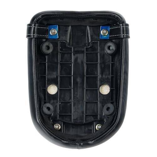 Motorcycle Passenger Comfort Seat Fit for CMX1100 Rebel 1100/DCT/SE 2021-2026, Leather Rear Saddle Back Cushion Pillion Pad, Black Stitching - color: Rear - Black-A