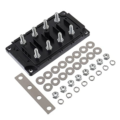 BOJACK 4-Way AMG Mega Fuse Holder (Pack of 1 ANM-B4) - size: 4-Way