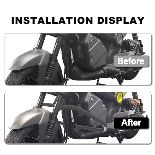 Xitomer Motorcycle Engine Guard Compatible with NAVI 110 2025 2024 2023 2022 Crash Bar Steel Protector Bumper Guards