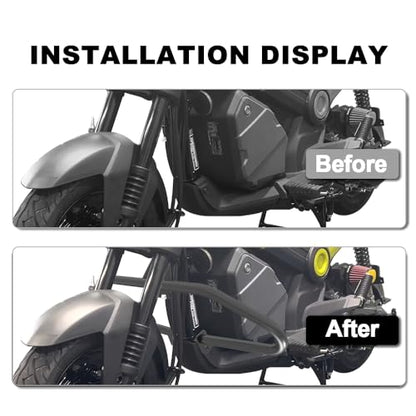 Xitomer Motorcycle Engine Guard Compatible with NAVI 110 2025 2024 2023 2022 Crash Bar Steel Protector Bumper Guards